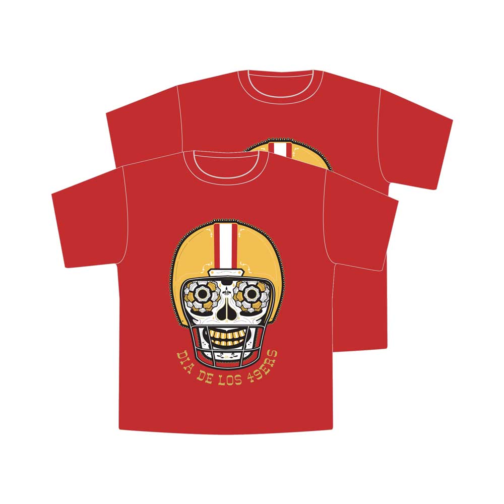 2 RED AND GOLD XS YOUTH TSHIRTS $6