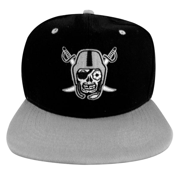 Black and Silver Baseball Cap