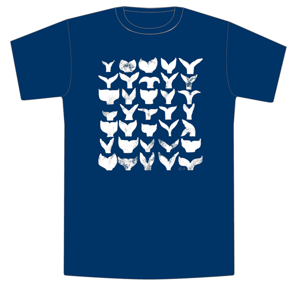 WHALE TAILS UNISEX TSHIRT